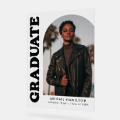 Moderne Foto Graduierungspartei Acrylschild (Winkel)