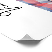 Moderne Foto Graduierungspartei Poster (Ecke)