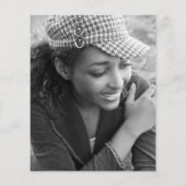 Moderne Foto Graduierungsparty Flyer (Hinten)