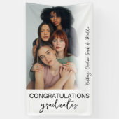 Moderne Foto Group Graduation Party Banner (Vertikal)