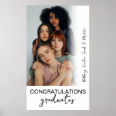 Moderne Foto Group Graduation Party Poster (Vorne)