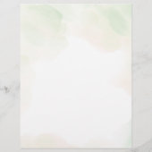 Moderne Foto Grüne Eukalyptus Elegante Rustikale Flyer (Hinten)