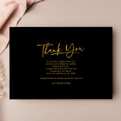 Moderne Foto-Handschrift-Hochzeit Dankeskarte