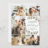 Moderne Foto Happy Holidays Card Feiertagskarte (Vorderseite)