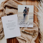 Moderne Foto Hochzeit danke