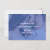 Moderne Foto-Hochzeit Dankeskarte (Rückseite)