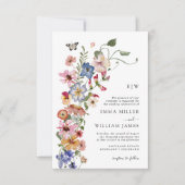 Moderne Foto Hochzeit Einladung (Vorderseite)