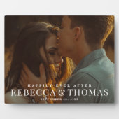 Moderne Foto Hochzeit Fotoplatte (Vorderseite)