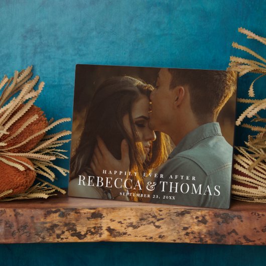 Moderne Foto Hochzeit Fotoplatte (Seite)