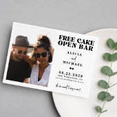 Moderne Foto Hochzeit retten das Datum Ankündigungspostkarte