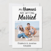 Moderne Foto-Hochzeit Save The Date (Vorderseite)