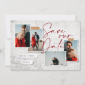 Moderne Foto Hochzeit sparen das Datum (Vorderseite)