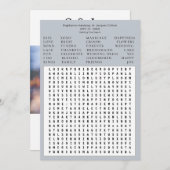 Moderne Foto-Hochzeitssatzsuche Save the Date - La Einladung (Vorne/Hinten)