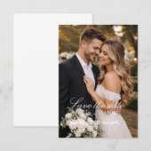 "Moderne Foto-Hochzeitsspeicher-Flat-Save-The-Date Save The Date (Vorne/Hinten)