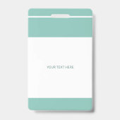 Moderne Foto-ID QR-Universität Ausweis (Rückseite)