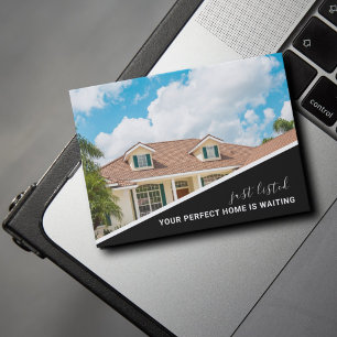 Moderne Foto-Immobilienmarketing-Postkarte Postkarte
