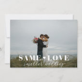 Moderne Foto-Karte für Hochzeiten Save The Date (Vorderseite)