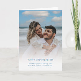 Moderne Foto-Karte mit eigener Marke Karte