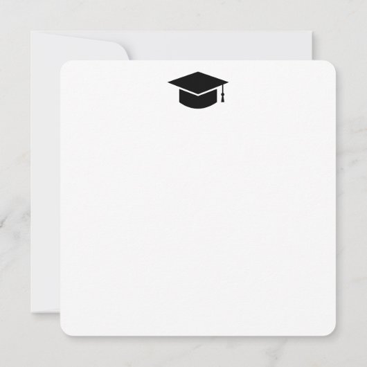 Moderne Foto-Klasse 2024 Abschluss Ankündigung (Rückseite)