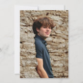 Moderne Foto-Klasse für Minimalistischen Abschluss Ankündigung (Rückseite)