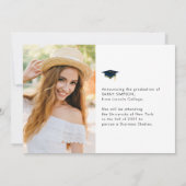 Moderne Foto-Klasse von 2021 grad Ankündigung (Rückseite)