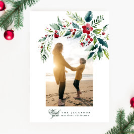 Moderne Foto-Kranz frohe Weihnachten