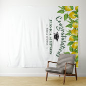 Moderne Foto Lemons im Hintergrund Wandteppich (Beispiel (Horizontal))