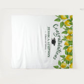 Moderne Foto Lemons im Hintergrund Wandteppich (Vorderseite (Horizontal))