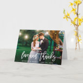 Moderne Foto-Liebe für Pinselstriche dank Hochzeit Karte (Gelbe Blume)