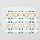 Moderne Foto Mushroom Babydusche Einladung (Rückseite)