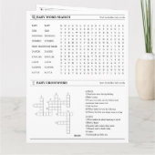 Moderne Foto Newspaper Babydusche Karte (Rückseite)