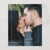 Moderne Foto-Overlay-Einladung (Rückseite)