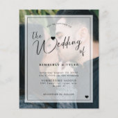 Moderne Foto-Overlay-Einladung (Vorderseite)