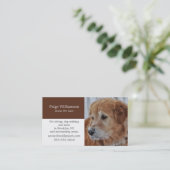 Moderne Foto-Pflege Visitenkarte (Stehend Vorderseite)