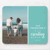 Moderne Foto-Produktfamilie - Erinnerungen schaffe Mousepad (Vorne)