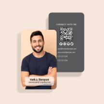 Moderne Foto-QR-Code Verbinde dich mit mir Minimal
