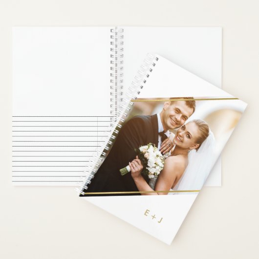 Moderne Foto-Rahmen und Monogramm Notizblock (Innen)