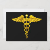 Moderne Foto RN Nurse Graduation Party Einladung (Rückseite)