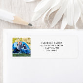 Moderne Foto-Rücksendeadresse (Insitu)