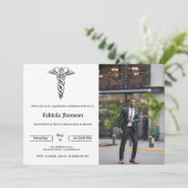 Moderne Foto Schule für Medizin Abschluss Ankündigung (Stehend Vorderseite)