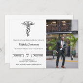 Moderne Foto Schule für Medizin Abschluss Ankündigung (Vorne/Hinten)