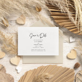 Moderne Foto-Skriptereihen speichern das Datum Save The Date