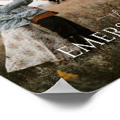 Moderne Foto-Skriptfamilie wahren Wall-Art Poster (Ecke)