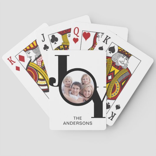 Moderne Foto Spielkarten (Rückseite)