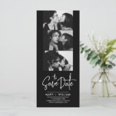 Moderne Foto Stand Hochzeit speichern das Datum ei (Stehend Vorderseite)