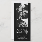 Moderne Foto Stand Hochzeit speichern das Datum ei (Vorderseite)