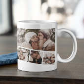 Moderne Foto Strip Collage Kaffeetasse