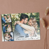 Moderne Foto Strip Collage Save The Date