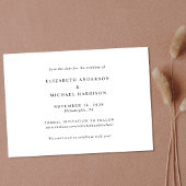 Moderne Foto Strip Collage Save The Date