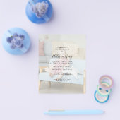 Moderne Foto-Taufe | Flyer Haushalt (Einzeln)